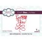 Preview: Creative Expressions - Stanzschablone "I'm here for you" Expressions Dies Mini Design by Sue Wilson