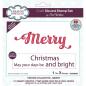 Preview: Creative Expressions - Stempelset & Stanzschablone "Festive Collection Merry" Clear Stamps & Craft Dies