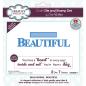 Preview: Creative Expressions - Stempelset & Stanzschablone "Bold Words Beautiful" Clear Stamps & Craft Dies