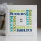 Preview: Creative Expressions - Stempelset & Stanzschablone "Bold Words Fabulous" Clear Stamps & Craft Dies