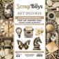 Preview: ScrapBoys - Stanzteile "Art Decoria" Pop Up Paper Pack 6x6 Inch - 24 Bogen