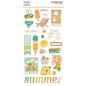 Preview: Simple Stories - Aufkleber "Summer Snapshots" Chipboard Sticker 