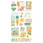 Preview: Simple Stories - Aufkleber "Summer Snapshots" Chipboard Sticker 