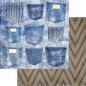 Preview: Memory Place - Designpapier "Shades of Denim" Paper Pack 12x12 Inch - 12 Bogen