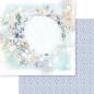 Preview: Memory Place - Designpapier "Dusty Blue Floral" Paper Pack 12x12 Inch - 12 Bogen