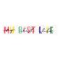 Preview: Echo Park - Decorative Tape "My Best Life Words" Washi Tape 