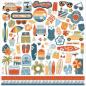 Preview: Echo Park - Designpapier "Summer Vibes" Collection Kit 12x12 Inch - 12 Bogen