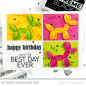 Preview: My Favorite Things Stempelset "Best Day Ever" Clear Stamps