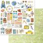 Preview: Memory Place - Designpapier "Bon Voyage" Paper Pack 12x12 Inch - 12 Bogen