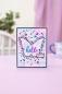 Preview: Crafters Companion - Stempelset & Stanzschablone "Hello Butterfly" Stamp & Dies