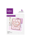 Preview: Crafters Companion - Stempelset & Stanzschablone "Love Hearts" Stamp & Dies