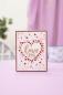 Preview: Crafters Companion - Stempelset & Stanzschablone "Love Hearts" Stamp & Dies