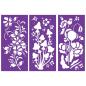 Preview: Crafters Companion - Schablone "Meadow Flora" Stencil