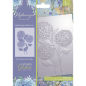 Preview: Crafters Companion - Prägefolder "Hydrangea Blooms" 3D Embossingfolder