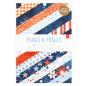 Preview: American Crafts - Designpapier "Flags and Frills" Paper Pack 6x8 Inch - 36 Bogen