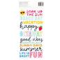 Preview: American Crafts - Aufkleber "Fun in the Sun" Thickers Phrase Sticker