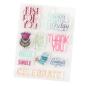 Preview: American Crafts - Stempelset "Joyful Notes" Clear Stamps