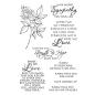 Preview: Stampendous - Stempelset "Sincere Sentiments" Clear Stamps