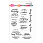 Preview: Stampendous - Stempelset "Birthday Messages" Clear Stamps