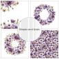 Preview: Simple and Basic - Designpapier "Purple Floral Mood" Paper Pack 12x12 Inch - 8 Bogen 