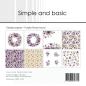 Preview: Simple and Basic - Designpapier "Purple Floral Mood" Paper Pack 6x6 Inch - 24 Bogen 