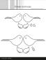 Preview: Simple and Basic - Stanzschablone 7,5x3,9cm "Symmetrical Birds" Dies