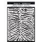 Preview: Stamperia - Schablone 20x25cm "Savana Zebra Pattern" Stencil