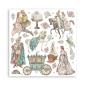 Preview: Stamperia - Designpapier "Sleeping Beauty" Paper Pack 6x6 Inch - 10 Bogen