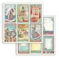 Preview: Stamperia - Designpapier "Christmas Patchwork" Paper Pack 6x6 Inch - 10 Bogen