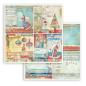 Preview: Stamperia - Designpapier "Christmas Patchwork" Paper Pack 6x6 Inch - 10 Bogen