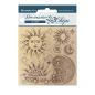 Preview: Stamperia - Holzteile 14x14 cm "Alchemy Sun and Moon" Decorative Chips