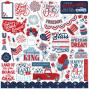 Preview: Echo Park - Designpapier "Stars And Stripes Forever" Collection Kit 12x12 Inch - 12 Bogen