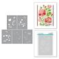 Preview: Spellbinders - Glimmer Hot Foil Plate & Stencil Bundle "Glimmering Peonies"