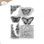 Preview: Elizabeth Craft Designs - Stempelset "Butterflies and Swirls" Clear Stamps