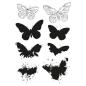 Preview: Sizzix - Stanzschablone & Stempelset "Painted Pencil Butterflies" Framelits Craft Dies & Clear Stamps by 49 and Market