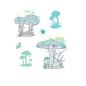 Preview: Sizzix - Stanzschablone & Stempelset "Painted Pencil Mushrooms" Framelits Craft Dies & Clear Stamps by 49 and Market