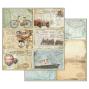 Preview: Stamperia - Designpapier "Around the World" Paper Pack 12x12 Inch - 10 Bogen