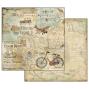 Preview: Stamperia - Designpapier "Around the World" Paper Pack 12x12 Inch - 10 Bogen