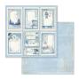 Preview: Stamperia - Designpapier "Blue Land" Paper Pack 12x12 Inch - 10 Bogen