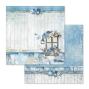 Preview: Stamperia - Designpapier "Blue Land" Paper Pack 12x12 Inch - 10 Bogen