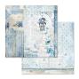 Preview: Stamperia - Designpapier "Blue Land" Paper Pack 12x12 Inch - 10 Bogen