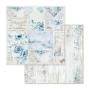 Preview: Stamperia - Designpapier "Blue Land" Paper Pack 12x12 Inch - 10 Bogen