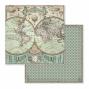 Preview: Stamperia - Designpapier "Voyages Fantastiques" Paper Pack 12x12 Inch - 10 Bogen