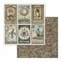 Preview: Stamperia - Designpapier "Voyages Fantastiques" Paper Pack 12x12 Inch - 10 Bogen