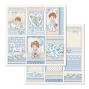 Preview: Stamperia - Designpapier "Little Boy" Paper Pack 12x12 Inch - 10 Bogen