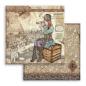 Preview: Stamperia - Designpapier "Lady Vagabond and Cat" Paper Sheets 12x12 Inch - 10 Bogen