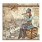 Preview: Stamperia - Designpapier "Lady Vagabond and Cat" Paper Sheets 12x12 Inch - 10 Bogen