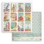 Preview: Stamperia - Designpapier "Christmas Patchwork Cards" Paper Sheets 12x12 Inch - 10 Bogen