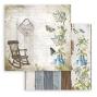 Preview: Stamperia - Designpapier "Romantic Garden House" Paper Pack 12x12 Inch - 10 Bogen