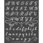 Preview: Stamperia - Schablone 20x25cm "Alphabet" Stencil